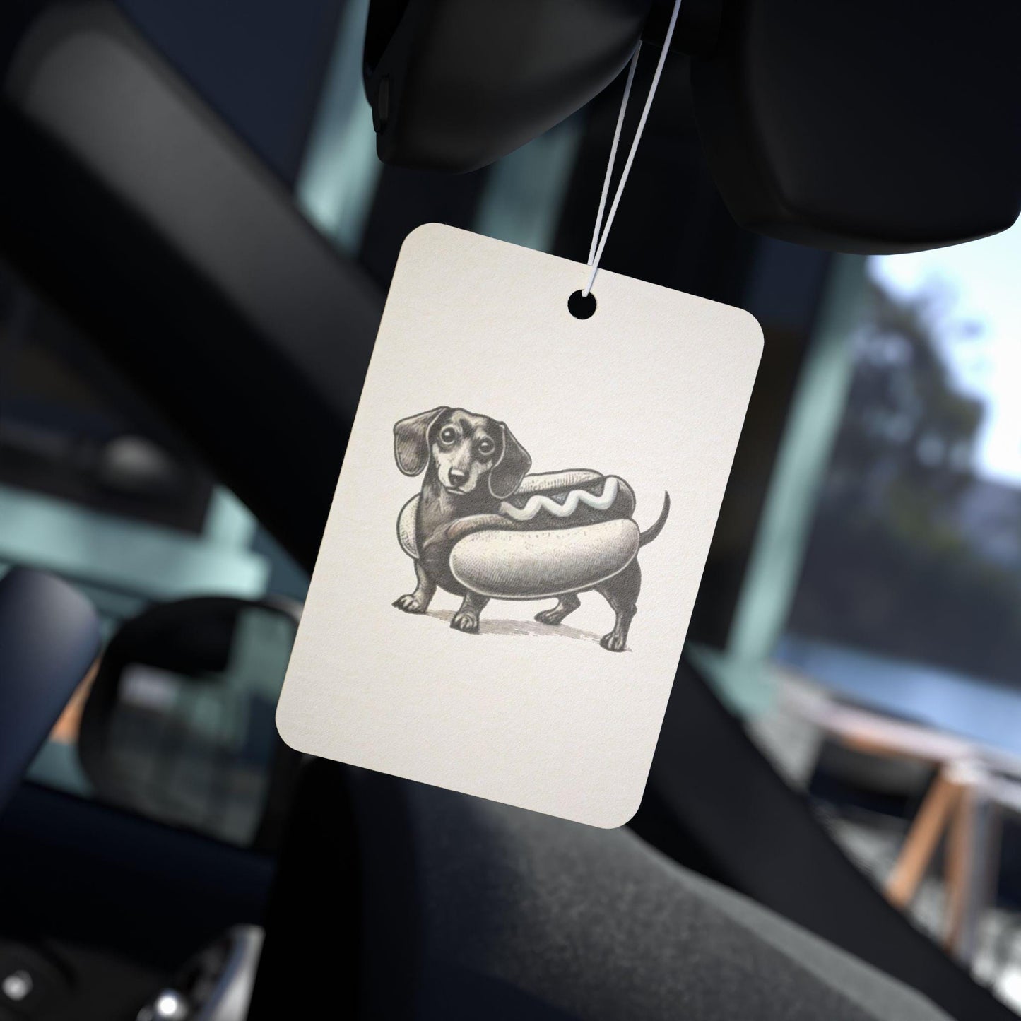 Sausage Dog Car Air Freshener, Dachshund Design, Vehicle Scent Charm, Dog Lover Gift, Auto Interior Decoration, Cute Pet Air Freshner
