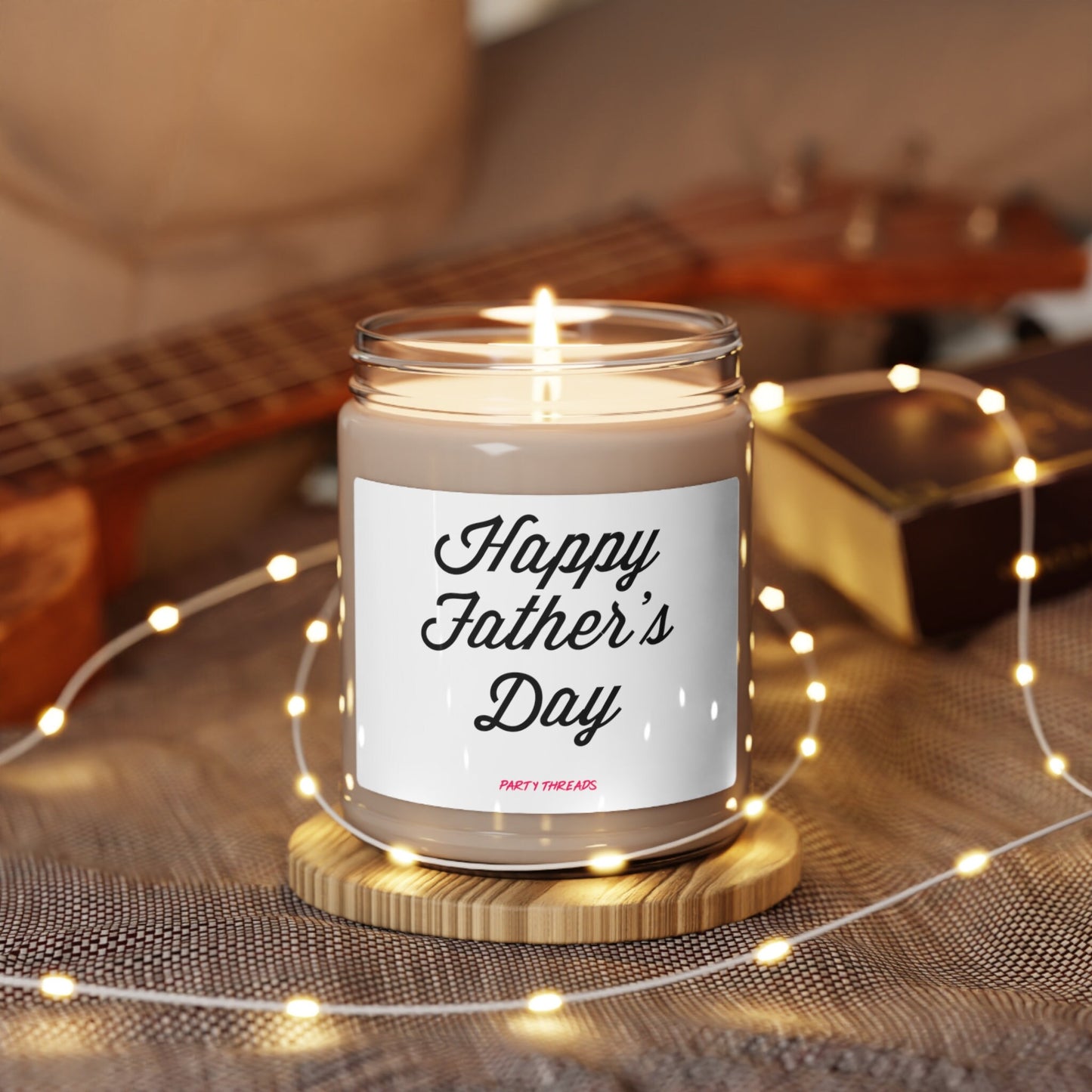 Happy Father's Day- Dad Present- Father's Day Gift- Appreciation Special Occasion- Papa  - Scented Soy Candle, 9oz