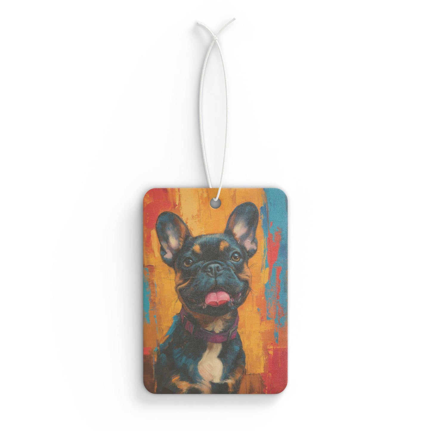 Dog Car Air Freshener, French Bulldog Design, Happy Dog Lover Gift, Cute Pet Car Accessories, Car Decor, Fresh Scent Air Freshener