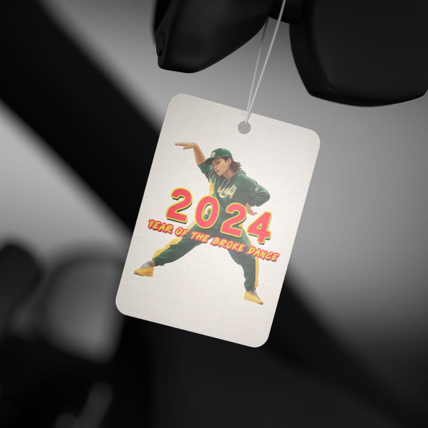 Funny Viral Meme Breakdancer- Athlete Dance Competitor Air Freshener, Funny Gift- Dancer Gift- Fresh Moves and Scents